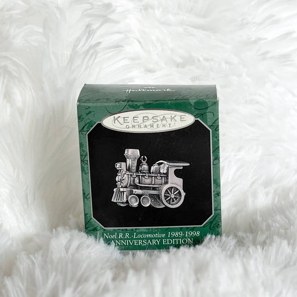 Hallmark Other - Hallmark Noes RR Locomotive train Car Christmas Ornament 1989 to 1998